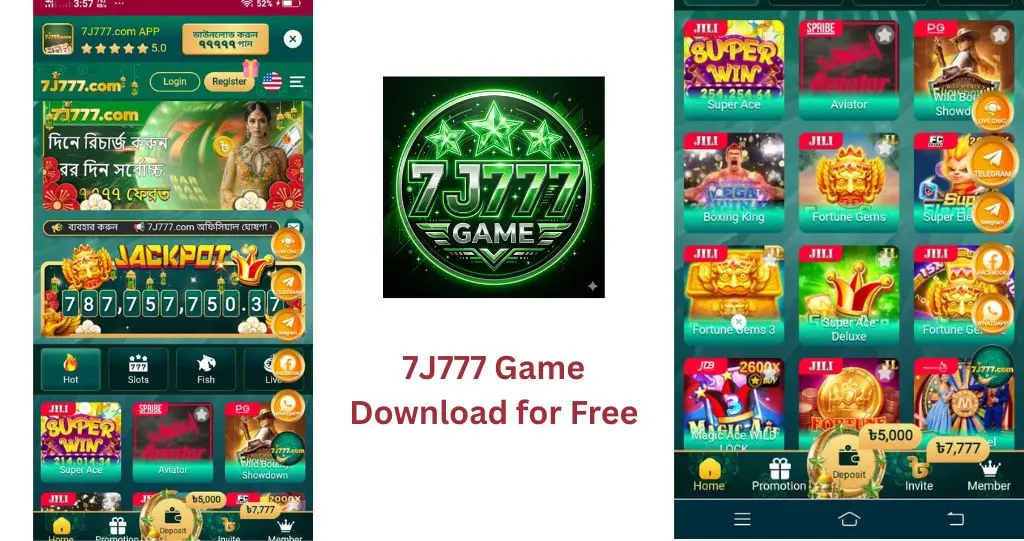 7J777 Game download apk